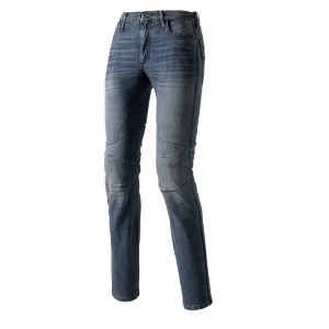 Pantalones moto jeans CLOVER SYS LADY Azul oscuro - Ropamotorista.com Pantalones moto jeans CLOVER SYS LADY Azul oscuro