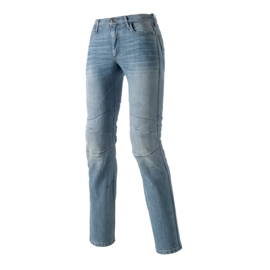 Pantalones moto jeans CLOVER SYS Azul claro - Ropamotorista.com Pantalones moto jeans CLOVER SYS Azul claro