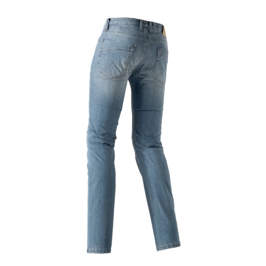 Pantalones moto jeans CLOVER SYS LADY Azul claro - Ropamotorista.com - Distribuidor Oficial Clover en España y Portugal