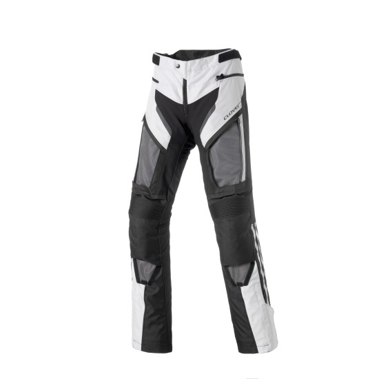 Pantalones moto mujer CLOVER Light PRO 3 LADY Negro Gris