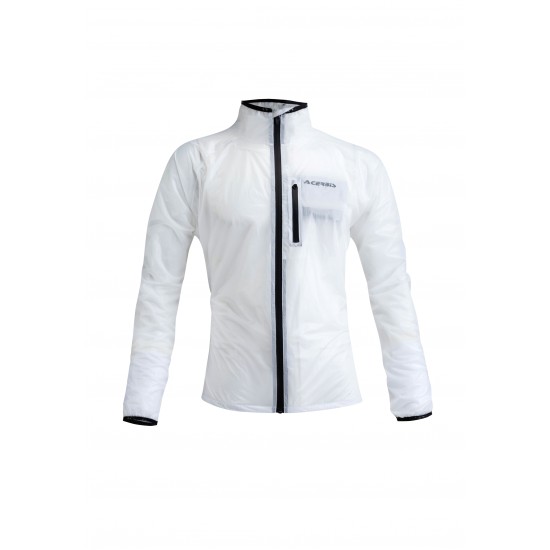 Impermeable moto ACERBIS Rain Dek Pack Jacket - Blanco - Ropamotorista.com - Distribuidor Oficial Acerbis en España y Portugal