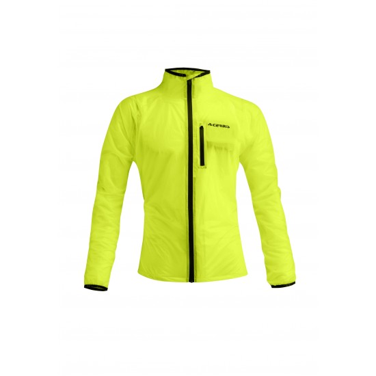 Impermeable moto ACERBIS Rain Dek Pack Jacket - Fluo - Ropamotorista.com - Distribuidor Oficial Acerbis en España y Portugal