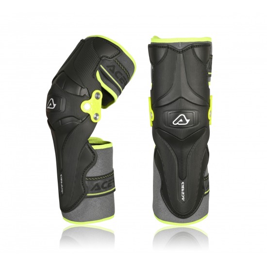 Rodilleras ACERBIS X-Strong Black-Fluo - Ropamotorista.com - Distribuidor Oficial Acerbis en España y Portugal