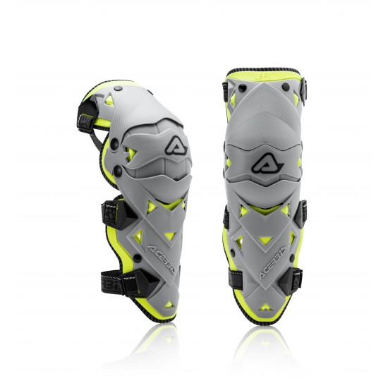 Rodilleras ACERBIS Impact EVO 3.0 Grey/Yellow - Ropamotorista.com - Distribuidor Oficial Acerbis en España y Portugal