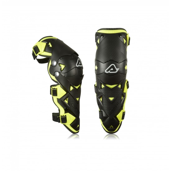 Rodilleras ACERBIS Impact EVO 3.0 Black-Fluo Yellow - Ropamotorista.com - Distribuidor Oficial Acerbis en España y Portugal