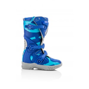 Botas infantiles ACERBIS X-Team Kids Azul-Gris - Ropamotorista.com - Distribuidor Oficial Acerbis en España y Portugal