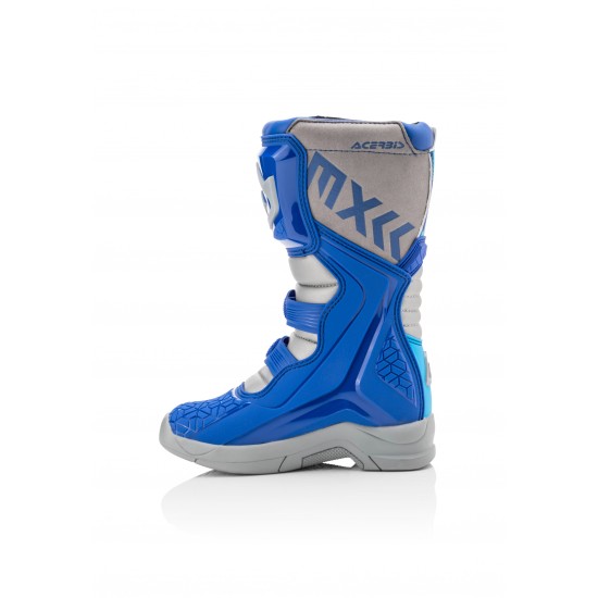 Botas infantiles ACERBIS X-Team Kids Azul-Gris - Ropamotorista.com - Distribuidor Oficial Acerbis en España y Portugal