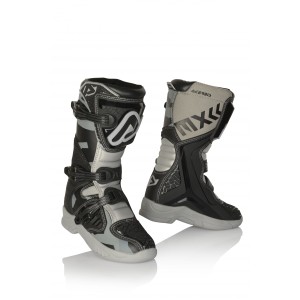 Botas infantiles ACERBIS X-Team Kids Negro-Gris - Ropamotorista.com - Distribuidor Oficial Acerbis en España y Portugal