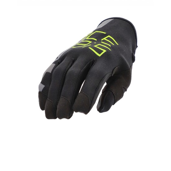 Guantes moto ACERBIS CE Zero Degree 3.0 - Negro-Amarillo Fluo - Ropamotorista.com - Distribuidor Oficial Acerbis en España y Portugal