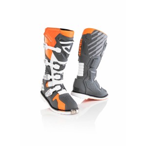 Botas ACERBIS X-Race - Naranja-Gris - Ropamotorista.com - Distribuidor Oficial Acerbis en España y Portugal