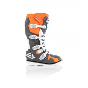 Botas ACERBIS X-Race - Naranja-Gris - Ropamotorista.com - Distribuidor Oficial Acerbis en España y Portugal