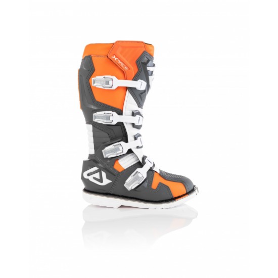 Botas ACERBIS X-Race - Naranja-Gris - Ropamotorista.com - Distribuidor Oficial Acerbis en España y Portugal