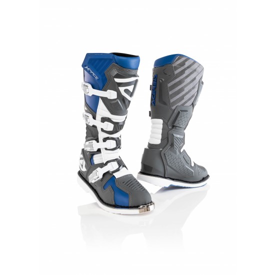 Botas ACERBIS X-Race - Azul-Gris - Ropamotorista.com - Distribuidor Oficial Acerbis en España y Portugal