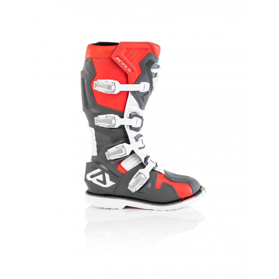 Botas ACERBIS X-Race - Rojo-Gris - Ropamotorista.com - Distribuidor Oficial Acerbis en España y Portugal