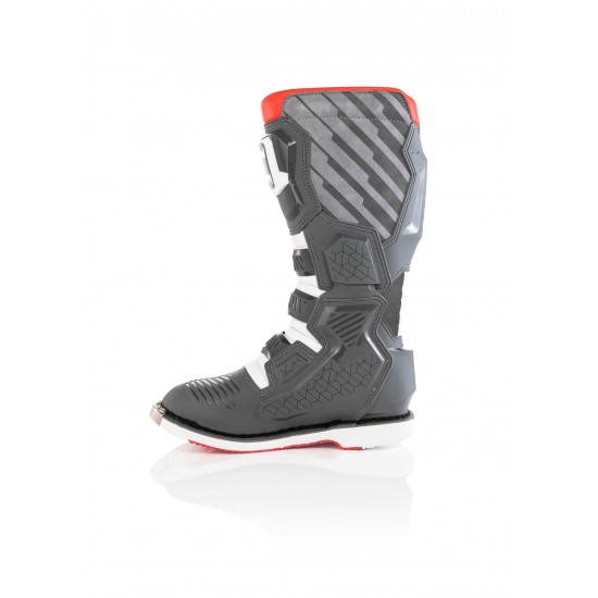 Botas ACERBIS X-Race - Rojo-Gris - Ropamotorista.com - Distribuidor Oficial Acerbis en España y Portugal