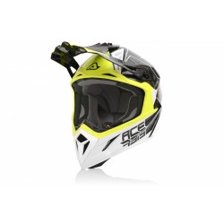 Casco ACERBIS Steel Carbon Black Yellow