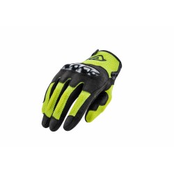 Guantes moto ACERBIS CE Ramsey My Vented - Black - Fluo Yellow