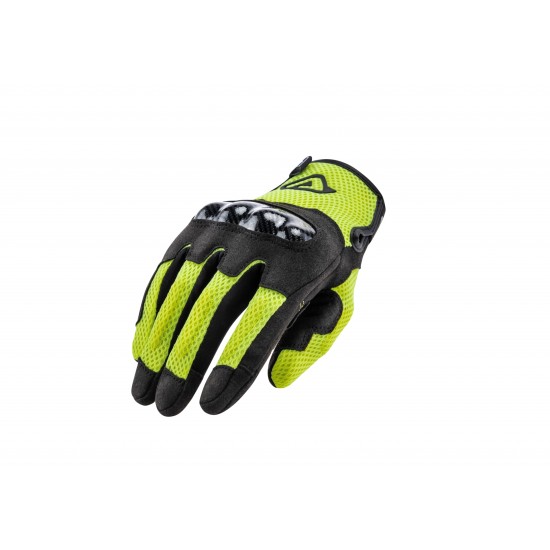 Guantes moto ACERBIS CE Ramsey My Vented - Black - Fluo Yellow - Ropamotorista.com - Distribuidor Oficial Acerbis en España y Portugal