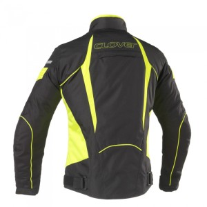 Chaqueta moto CLOVER Rainblade WP Negro-Amarilo - Ropamotorista.com Chaqueta moto CLOVER Rainblade WP Negro-Amarilo