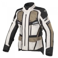 Chaqueta moto invierno/verano CLOVER Dakar 2 Airbag Negro-Sand