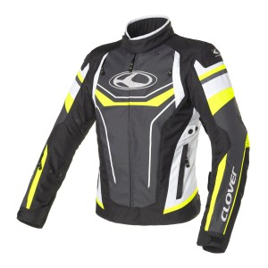 Chaqueta moto CLOVER Airblade 4 Yellow Dark Gray White Black - Mujer - Ropamotorista.com - Distribuidor Oficial Clover en España y Portugal