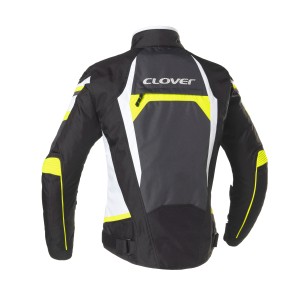 Chaqueta moto CLOVER Airblade 4 Yellow Dark Gray White Black - Ropamotorista.com - Distribuidor Oficial Clover en España y Portugal