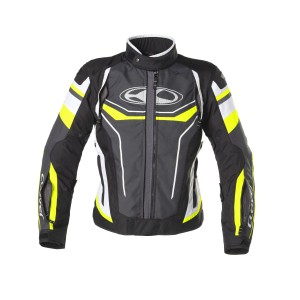 Chaqueta moto CLOVER Airblade 4 Yellow Dark Gray White Black - Mujer - Ropamotorista.com - Distribuidor Oficial Clover en España y Portugal