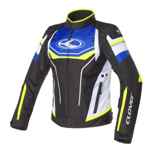 Chaqueta moto CLOVER Airblade 4 Blue Yellow White Black - Mujer - Ropamotorista.com - Distribuidor Oficial Clover en España y Portugal