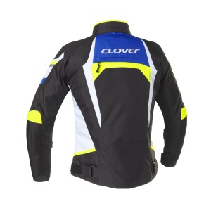 Chaqueta moto CLOVER Airblade 4 Blue Yellow White Black - Mujer - Ropamotorista.com - Distribuidor Oficial Clover en España y Portugal