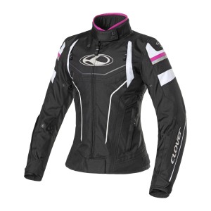 Chaqueta moto CLOVER Airblade 4 White Fucsia Black - Mujer - Ropamotorista.com - Distribuidor Oficial Clover en España y Portugal