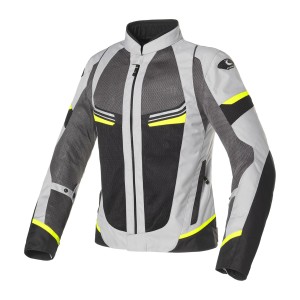 Chaqueta moto CLOVER Airjet 5 Yellow Gray Black - Ropamotorista.com - Distribuidor Oficial Clover en España y Portugal