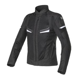 Chaqueta moto CLOVER Airjet 5 Black White - Ropamotorista.com - Distribuidor Oficial Clover en España y Portugal