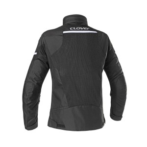 Chaqueta moto CLOVER Airjet 5 Black White - Ropamotorista.com - Distribuidor Oficial Clover en España y Portugal