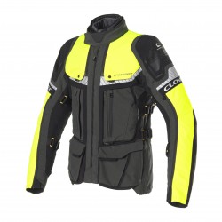 Chaqueta moto CLOVER Crossover 4 WP Airbag Dark Gray Yellow Black