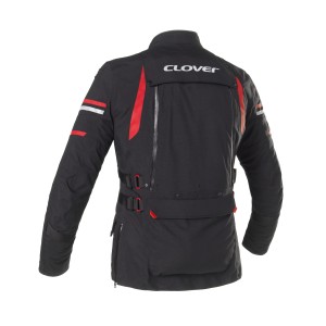 Chaqueta moto CLOVER Laminator 2 WP Black Red Mujer - Ropamotorista.com - Distribuidor Oficial Clover en España y Portugal