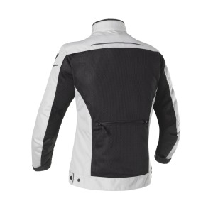 Chaqueta moto CLOVER Netstyle 2 Light Grey Black - Mujer - Ropamotorista.com - Distribuidor Oficial Clover en España y Portugal