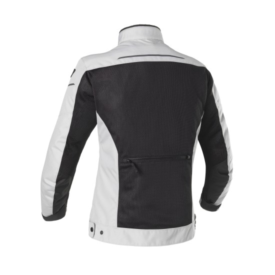 Chaqueta moto CLOVER Netstyle 2 Light Gray Black - Ropamotorista.com - Distribuidor Oficial Clover en España y Portugal