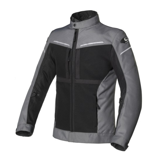 Chaqueta moto CLOVER Netstyle 2 Dark Grey Black - Mujer - Ropamotorista.com - Distribuidor Oficial Clover en España y Portugal