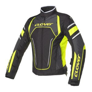 Chaqueta moto CLOVER Rainblade 2 WP Dark Gray yellow Black - Ropamotorista.com - Distribuidor Oficial Clover en España y Portugal