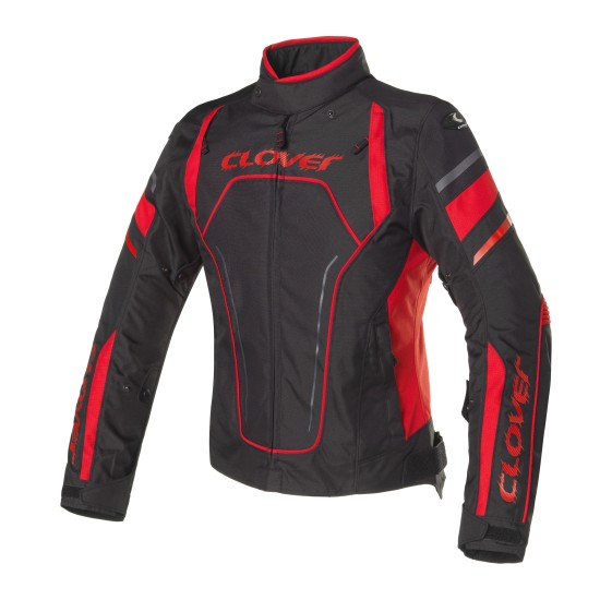 Chaqueta moto CLOVER Rainblade 2 WP Black Red - Ropamotorista.com - Distribuidor Oficial Clover en España y Portugal