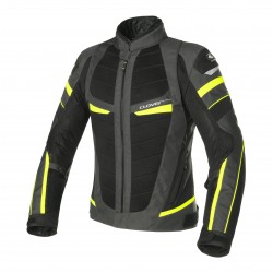 Chaqueta moto CLOVER RainJet 2 WP Dark Gray Yellow Black