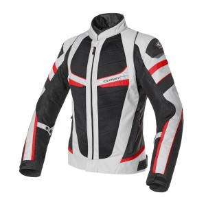 Chaqueta moto CLOVER RainJet 2 WP Red Gray Black - Ropamotorista.com - Distribuidor Oficial Clover en España y Portugal