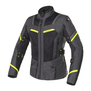 Chaqueta moto CLOVER Ventouring 3 Dark Gray Yellow Black - Ropamotorista.com - Distribuidor Oficial Clover en España y Portugal