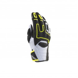 Guantes moto CLOVER GTS 3 White Yellow Black