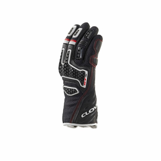 Guantes moto CLOVER GTS 3 White Black - Ropamotorista.com - Distribuidor Oficial Clover en España y Portugal