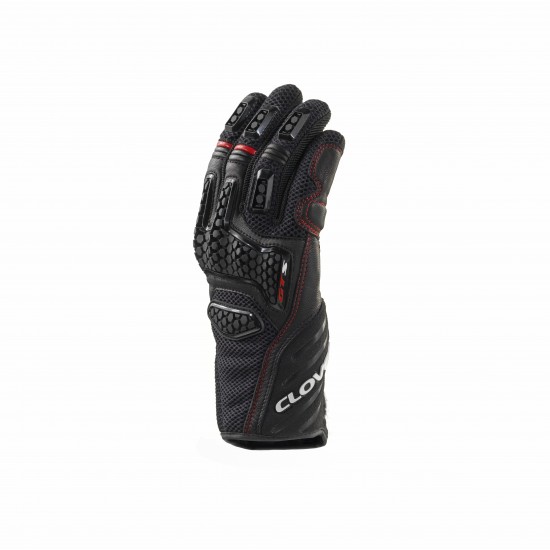 Guantes moto CLOVER GTS 3 Black - Ropamotorista.com - Distribuidor Oficial Clover en España y Portugal