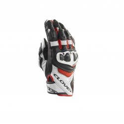 Guantes moto racing CLOVER RSC-4 White Red Black