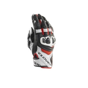 Guantes moto racing CLOVER RSC-4 White Red Black - Ropamotorista.com - Distribuidor Oficial Clover en España y Portugal