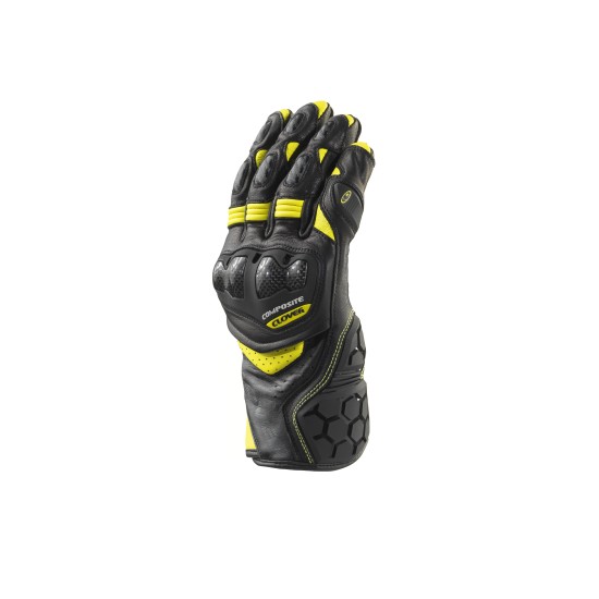 Guantes moto racing CLOVER RSC-4 Black Yellow - Ropamotorista.com - Distribuidor Oficial Clover en España y Portugal