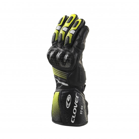 Guantes moto racing CLOVER ST03 Shaded Yellow Black - Ropamotorista.com - Distribuidor Oficial Clover en España y Portugal